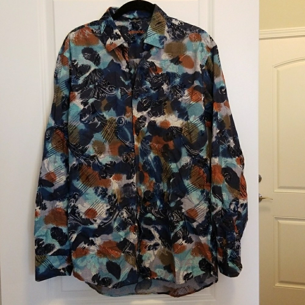 Visconti Paisley medium never worn dress shirt